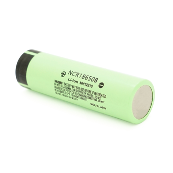 Акумулятор 18650 Li-Ion Panasonic NCR18650B, 1500mAh, 6.8A, 4.2/3.6/2.5V, GREEN (TIP TOP), OEM Зображення