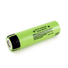 Акумулятор 18650 Li-Ion Panasonic NCR18650B, 1500mAh, 6.8A, 4.2/3.6/2.5V, GREEN (TIP TOP), OEM Зображення