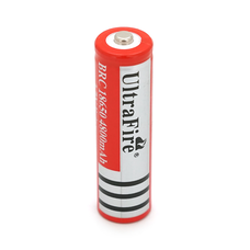 Акумулятор Li-ion UltraFire18650 4800mAh (real 1000mAh) 3.7V, Red, 2 шт. в упаковці, ціна за 1 шт. Изображение