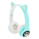 Бездротові навушники Bluetooth Cat Ear VZV-23M Led, Green Зображення