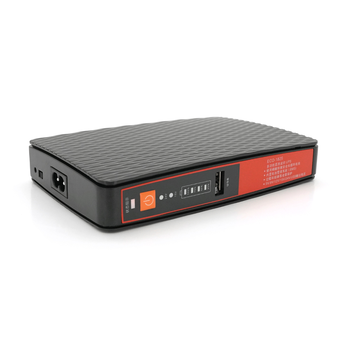 UPS для роутеров/коммутаторов ECO-1825, 18W, OUT:USB-5V, DC-5V/9/12V, POE-15/24V, 1/2A, LiFePo4 8000mAh, 160x105x33mm, 0.4kg, Black, BOX Изображение