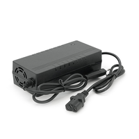 Зарядний пристрій Jinyi для акумуляторів Li-ion 48V2A(54,6V),13S,штекер Triangle plug (T-tipe/IEC/C13 N+L-),з індикацією,BOX Изображение