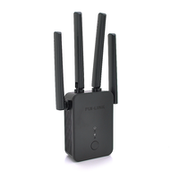Підсилювач WiFi сигналу з 4-ма вбудованими антенами LV-WR42Q, живлення 220V, 300Mbps, IEEE 802.11b/g/n, 2.4-2.4835GHz, BOX Зображення