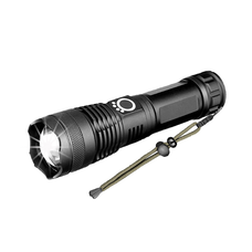 Ліхтар ручний Voltronic XHP50, 1LED Cree XHP50.2, 19W, 5 режими, ZOOM,26650/5000mah/3xААА, Black, IP40, кабель USB-micro, 170х40х35мм, BOX Изображение