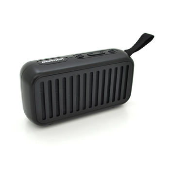 Bluetooth колонка Denmen DR08, 3W, USB, корпус паласмас, Black, BOX Изображение