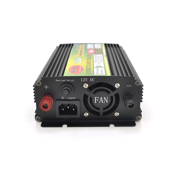 Інвертор напруги Wm-3200 (1900Вт) + Charge 8A, 12/220 з апроксимованою синусоїдою, 1 універсальна розетка + USB, клем + крокодили Изображение