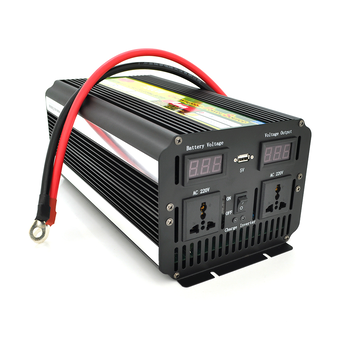 Інвертор напруги Voltronic Wm-7200 (4300Вт) + Charge 20A, 12/220 з апроксимованою синусоїдою, 2 універсальні розетки + USB, клем Зображення
