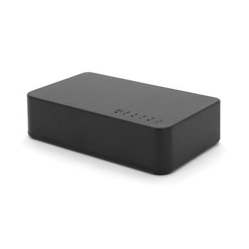 Комутатор Merlion MG1005 5 портів Ethernet 10/100/1000 Мбіт/сек. пластик DC 5V. Блок живлення у комплекті Изображение
