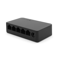 Комутатор Merlion MG1005 5 портів Ethernet 10/100/1000 Мбіт/сек. пластик DC 5V. Блок живлення у комплекті Изображение