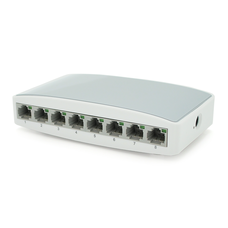 Комутатор Gigabit Ethernet ONV-H3008S у пластиковому корпусі, 8*1000Мб портів, 5В 1Ач, 140х78х32 Изображение