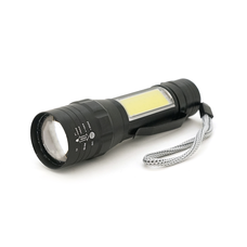 Ліхтарик Bailong BL-19, 3+1 режим, алюміній, вбудований акум, USB кабель, Box Изображение