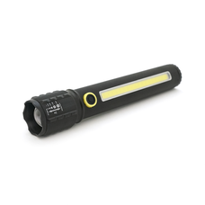 Ліхтарик Bailong BL-C73-P50, алюміній, вбудований акум, USB кабель, BOX Изображение