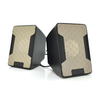Колонки 2.0 Hotmai A16 USB+3.5mm, 2x3W, 20Hz-18KHz, з регулятором гучності, Black, BOX, Q24 Изображение
