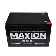 Акумуляторна батарея MAXION AGM OT 12-12 12V 12Ah ( 151 х 98 х 100 ), Q4 Зображення