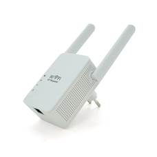 Підсилювач WiFi сигналу з 2-ма антенами LV-WR13, живлення 220V, 300Mbps, IEEE 802.11b/g/n, 2.4-2.4835GHz, BOX Изображение