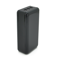 Power bank YM-391 50000 mAh, Input:5V/2.1A(micro USB, Type-C, Lighting), Output:5V /2.1A(3хUSB), plastic, Black, BOX Зображення