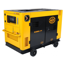 Генератор дизельний KDK12SC3, 3-фазний 220/400V, 50Hz, 12kVA/10kW, бак 26л, витрата 3 л/год, пуск: стартер, 1100х660х780 мм, 310 кг Зображення