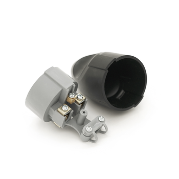 Штепсельне гніздо із заземленням, 16A 250V A102B, Black, Q20 Зображення