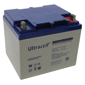 Акумуляторна батарея Ultracell UL40-12 AGM 12V 40 Ah  (197 x 165 x 170) White Q1/118 Зображення