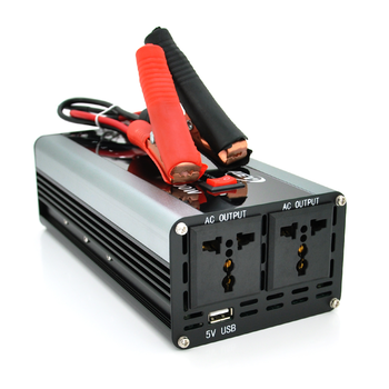 Інвертор напруги POWERNEN BN4000W (4000Вт) 12/24V to 220 з модифікованою синусоїдою, 2 універсальні розетки, 1*USB (DC:5V/2.4A), крокодили+АЗУ Зображення