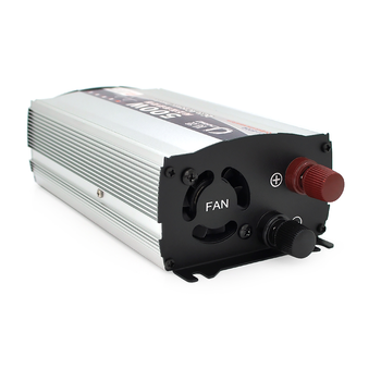 Інвертор напруги CJ-500Q (DC:250W), 12/220V з апроксимованою синусоїдою, 1 універсальна розетка, крокодили, BOX Зображення