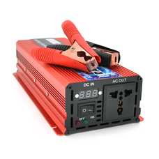 Інвертор напруги DA-2200M (DC:1100W), 12/220V з апроксимованою синусоїдою, 1 універсальна розетка, клемні дроти, Q10 Изображение
