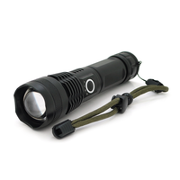 Ліхтар ручний Voltronic KY-P50X80, 1LED Cree XHP50.2, 19W, 5 режими, ZOOM,18650/6800mah/3xААА, Black, IP40, кабель USB-micro, 165х42х35мм, BOX Изображение