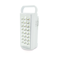 Ліхтар переносний ALMINA DL-2424LED, 2 режими (16+8Led), вбудований аккум, корпус пластмас, кабель 220В, Mix color, Box Изображение