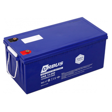 Акумуляторна батарея ORBUS CG12200 GEL 12 V 200 Ah (522 х 238 х 222) Blue 62 kg Q1/24 Зображення