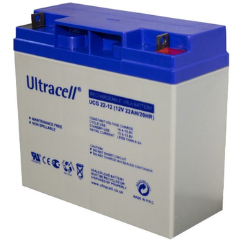 Акумуляторна батарея Ultracell UCG22-12 GEL 12V 22 Ah (182x 77 x 168) White Q1/230 Изображение