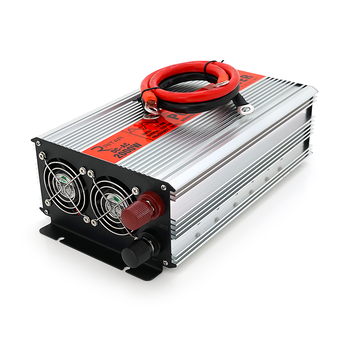 Інвертор напруги RITAR RSX-2000, 12V/220V, 2000W з апроксимувати синусоїдою, 2xShuko, 1xUSB, клемні дроти, BOX, Q6 Зображення