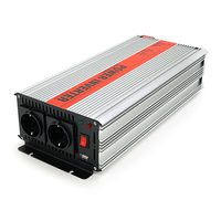 Інвертор напруги RITAR RSX-2500, 12V/220V, 2500W з апроксимувати синусоїдою, 2xShuko, 1xUSB, клемні дроти, BOX, Q4 Зображення