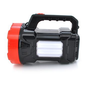 Ліхтар пошуковий Silver Toss ST-6678, 1LED+14SMD T6, 10W, 1+1 режим, 6000mah, Black/Red, IP40, кабель 220В, 220х140х170мм, BOX Зображення