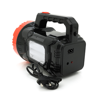 Ліхтар пошуковий Silver Toss ST-6678, 1LED+14SMD T6, 10W, 1+1 режим, 6000mah, Black/Red, IP40, кабель 220В, 220х140х170мм, BOX Зображення