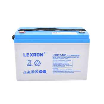 Акумуляторна батарея Lexron LXR12-105 GEL 12V 105AH DEEP CYCLE (330 x 171 x219) 30 kg Изображение