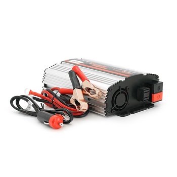 Інвертор напруги Carspa-600-122 (600Вт), 12/220V, approximated, 1Shuko, USB, клеми, Box Q15 Изображение