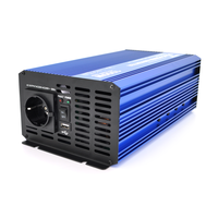 Інвертор напруги Carspa-SINUS P1000-242  (1000Вт), 12/220V, 1xShuko, 1USB, клеми, Box Q4 Изображение