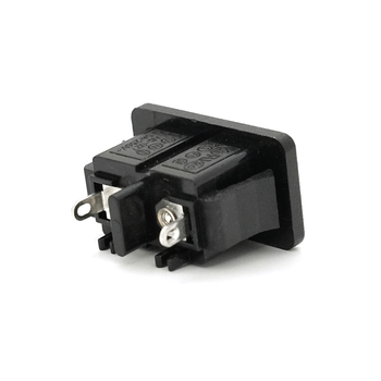 Роз'єм живлення 220v AC - C8 -Inlet series L-KLS1-AS-222-5S під пайку Q2400 Изображение