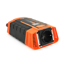 Інвертор напруги ORBUS SD400 (400Вт), 12/220V, approximated, 1 Shuko, клеми + крокодили, Box.Q20 Зображення