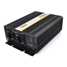 Інвертор напруги ORBUS ORMS24-2500 (2500Вт), 24/220V, approximated, 2 Shuko, клемні дроти, 6 запобіжників, Box.Q20 Изображение