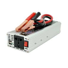 Інвертор напруги PI 2500ВА(1500Вт), 12/220V, approximated, 1 універсальна розетка, клем + крокодили, Blister Зображення