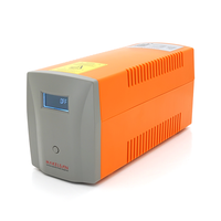 ДБЖ MAKELSAN Lion1200VA (720W) Standby-L, LCD, 170-280VAC, AVR 1st, 3xSCHUKO socket, 1x12V9Ah, Plastic Case ( 150 х 353 х 162 ) Изображение