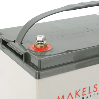 Акумуляторна батарея AGM MAKELSAN 6-FM-100, Gray Case, 12V 100.0Ah ( 329 x 172 x 218 ) Q1 Зображення