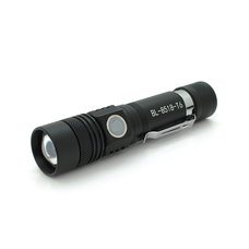 Ліхтар ручний BAILONG BL-8518-T6, 1LED Cree XM-L T6, 10W, 3 режими, ZOOM, 18650 немає в комплекті, Black, IP40, microUSB, 123х27х24мм, BOX Изображение