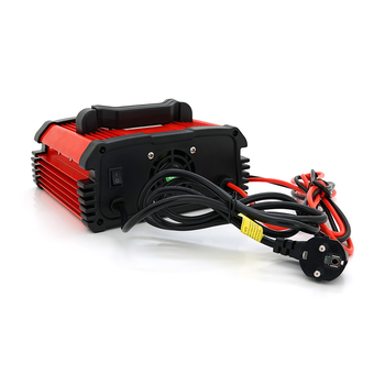 Автоматичне ЗУ для акумулятора DEMUDA 12V/24V (WET, AGM, GEL), AC110/220V, DC14,8В/29,6В, Струм заряду 12V/25A, 24V/10A, LCD, крокодили Зображення