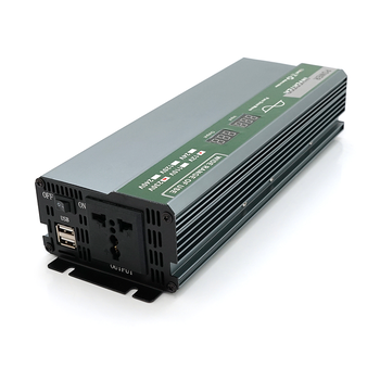 Інвертор напруги Demuda DMDPSW-800W, 12V/220V, 800W з правильною синусоїдою, 1 універсальна розетка, 2 USB, клемні дроти, Q20 Изображение