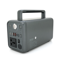 Портативна зарядна станція XO-PSA-300W потужністю 300W, (230Wh/ 72000mAh), Output:1AC+ 3DC+ 2USB+ 1Type-C, Black Зображення