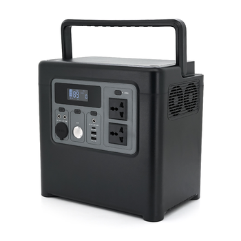 Портативна зарядна станція XO-PSA-1200W потужністю 1200W, (1229Wh/ 384000mAh), Output: 2AC+2USB+ 1Type-C+1DC +1*Cigarette Lighter Female, Black Зображення