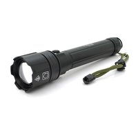 Ліхтар ручний Bailong BL-L-6-P90, 1LED P90, 50W, 3 режими, ZOOM, 2х18650/12800 Black, IP44, кабель USB-micro, 230х50х32мм, BOX Изображение