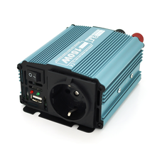 Інвертор напруги Mexxsun MXS-150, 12V/220V, 150W з модифікованою синусоїдою, 1 Shuko, клемні дроти, Q30 Изображение